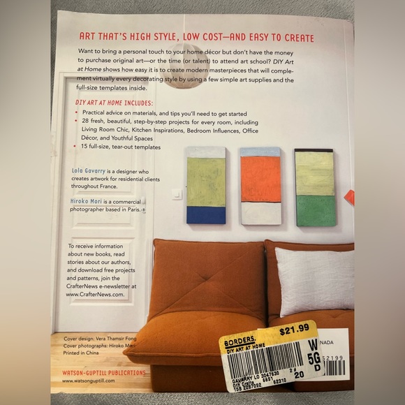 DIY art at home book with templates the big ass book of home decor project lot - Picture 6 of 7